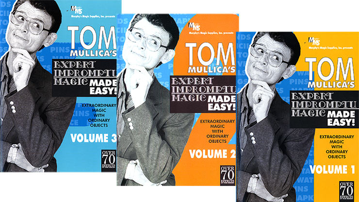 Mullica Expert Impromptu Magic Made Easy Set (Vol 1 thru 3)  Tom Mullica video DOWNLOAD