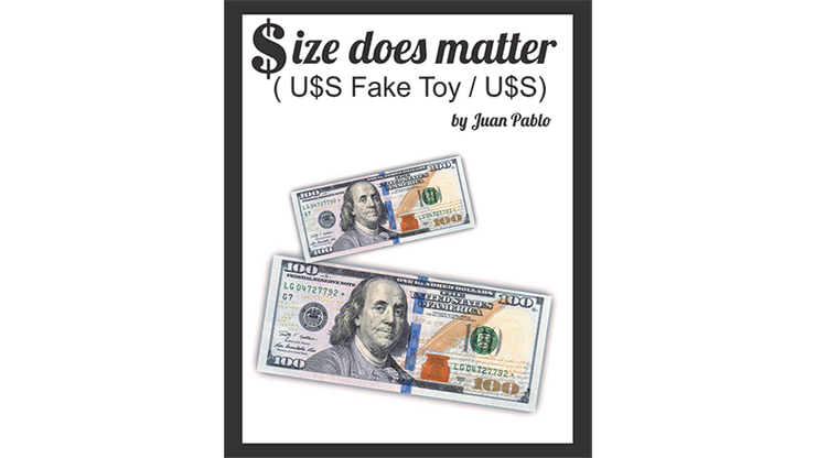 Size Does Matter USD (Gimmicks and Online Instructions) - Juan Pablo Magic