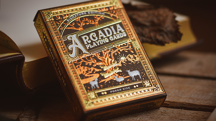 The Arcadia Signature Edition (Brown) Playing Cards - Arcadia Playing Cards