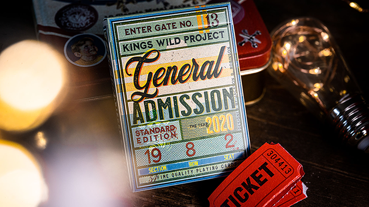 General Admission Playing Cards - Kings Wild Project inc.