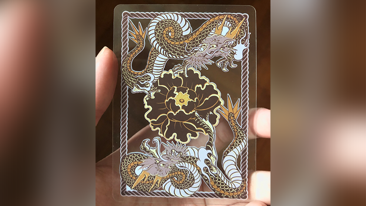 Dragon Transparent Playing Cards (Mighty Black)