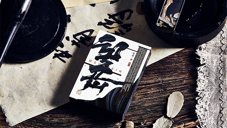 Mountain Wang Yue (Black) Playing Cards - Bocopo