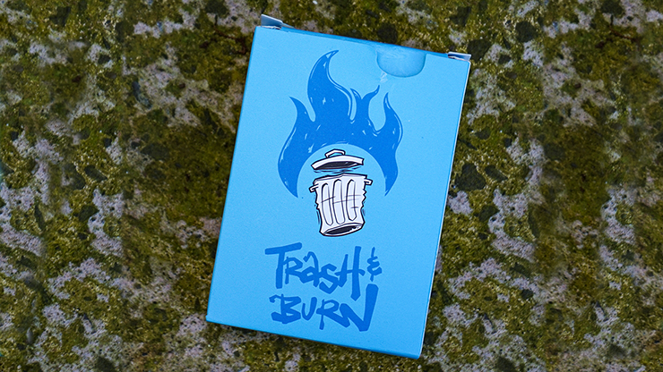 Trash & Burn (Blue) Playing Cards - Howlin' Jacks