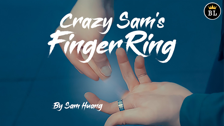 Hanson Chien Presents Crazy Sam's Finger Ring SILVER / EXTRA LARGE (Gimmick and Online Instructions) by Sam Huang - Trick