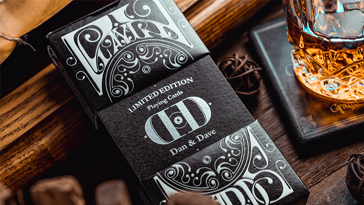 Smoke & Mirror (Mirror Black) Deluxe Limited Edition Playing Cards - Dan & Dave