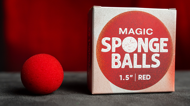 Magic Sponge Balls 4PK RED 1.5 - Murphy's Magic