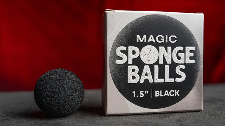 Magic Sponge Balls 4PK BLACK 1.5 - Murphy's Magic