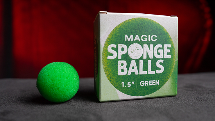 Magic Sponge Balls 4PK GREEN 1.5 - Murphy's Magic