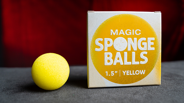 Magic Sponge Balls 4PK YELLOW 1.5 - Murphy's Magic