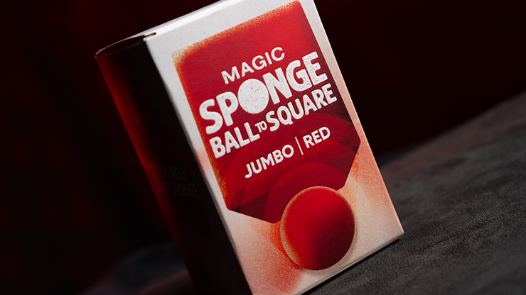 Magic Sponge Ball to Square JUMBO RED - Murphy's Magic