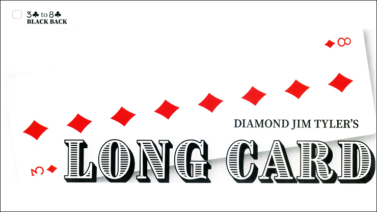 Long Card (Black) - Diamond Jim Tyler