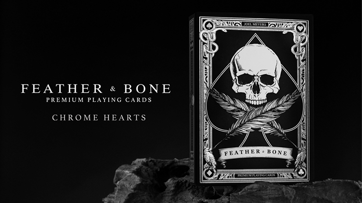 Feather & Bone: The Chrome Hearts (Foil) Playing Cards - Joel Meyers