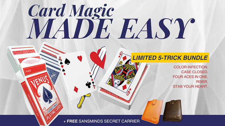 Card Magic Made Easy: Limited 5   Bundle (Black) - SansMinds