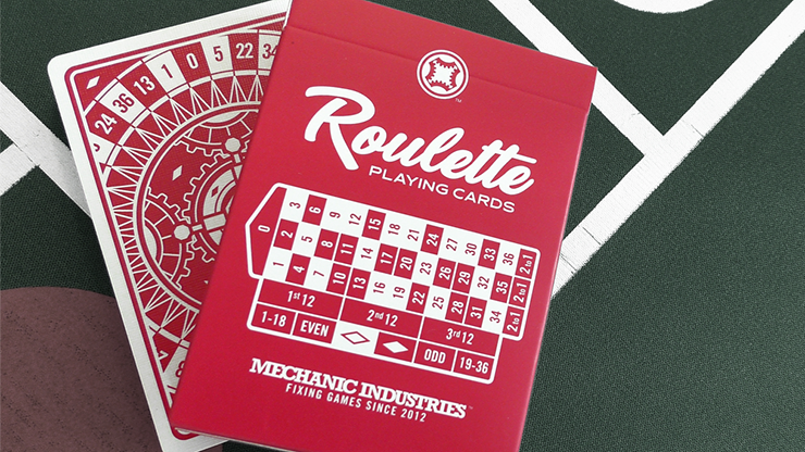 Roulette (Red) Playing Cards - Mechanic Industries