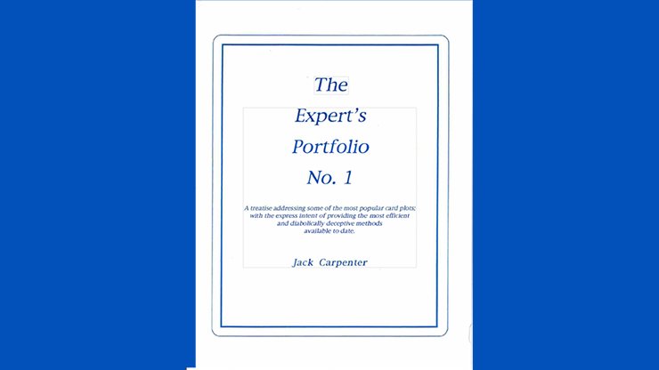 Expert's Portfolio - Jack Carpenter eBook