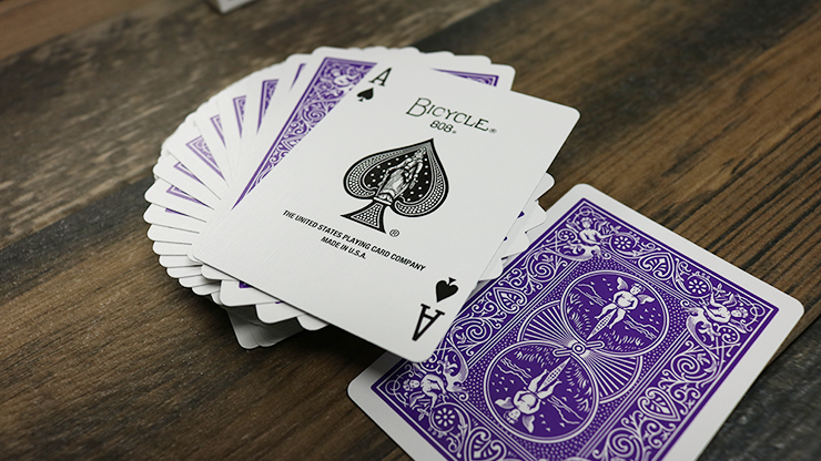 bicycle purple majesty playing cards