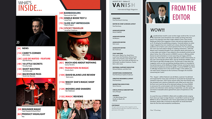 Vanish Magazine #37 eBook DOWNLOAD