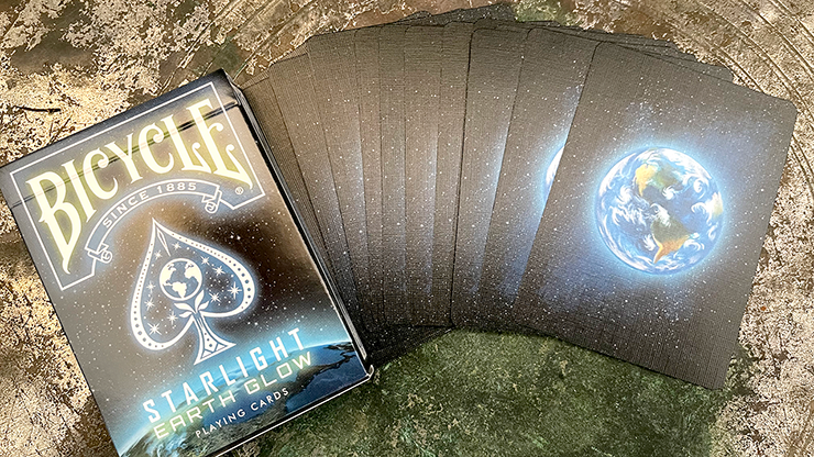 Bicycle Starlight Earth Glow Playing Cards by Collectable Playing Cards